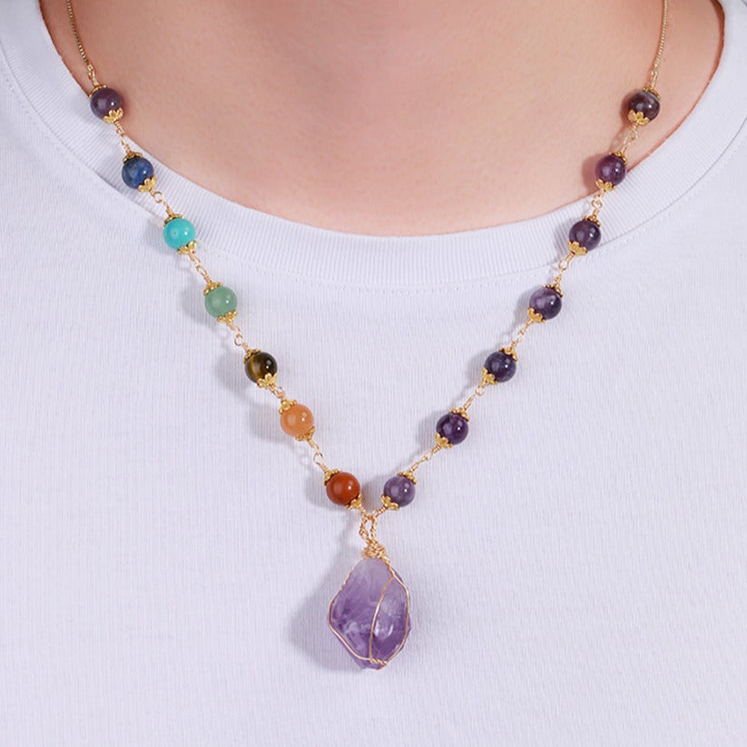 Amethyst Chakra Necklace Price