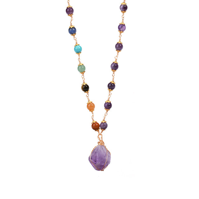 Amethyst Chakra Necklace