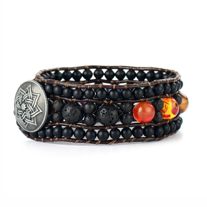 Black Chakra Bracelet side