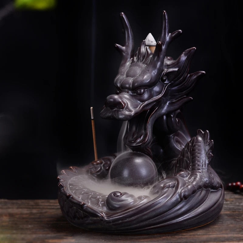 Dragon Face Incense Burner