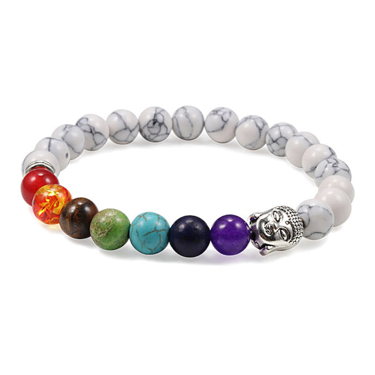 Howlite Chakra Bracelet