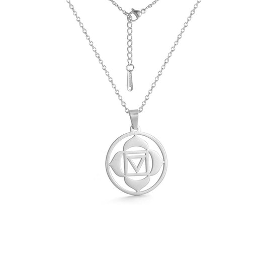 Silver Root Chakra Necklace