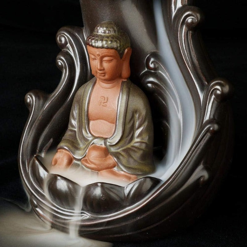 Backflow Incense Burner Buddha