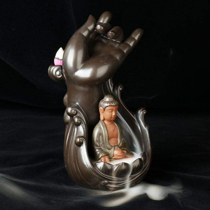 Backflow Incense Burner Buddha