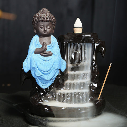 Buddha Incense Burner Waterfall