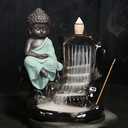 Buddha Incense Burner Waterfall