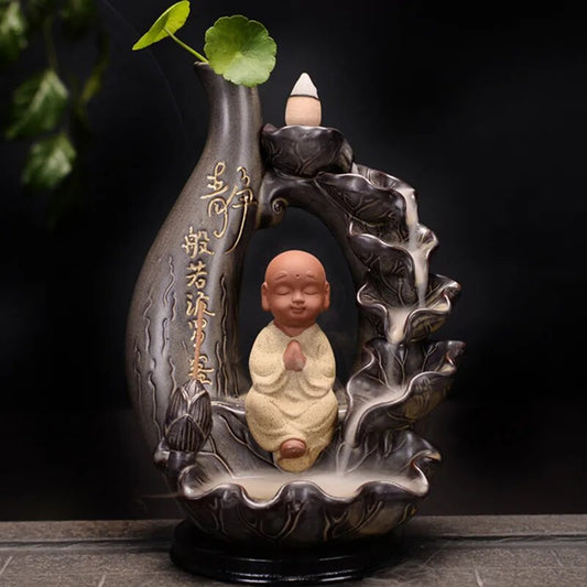Ceramic Buddha Incense Burner