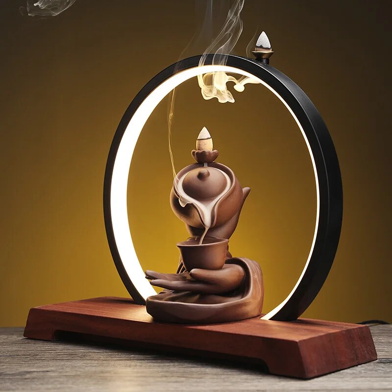 Led Backflow Incense Burner