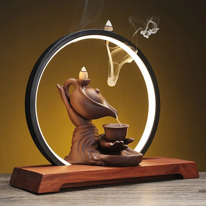 Led Backflow Incense Burner