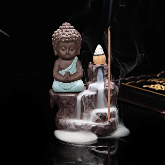 Sitting Buddha Incense Burner