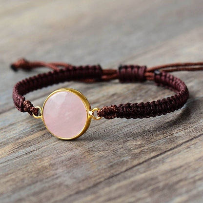 Rose Quartz Stone Bracelet