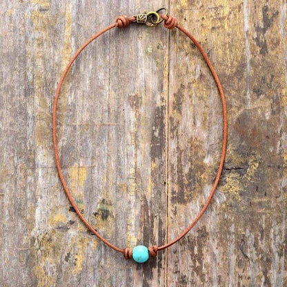 Turquoise Stone Necklace