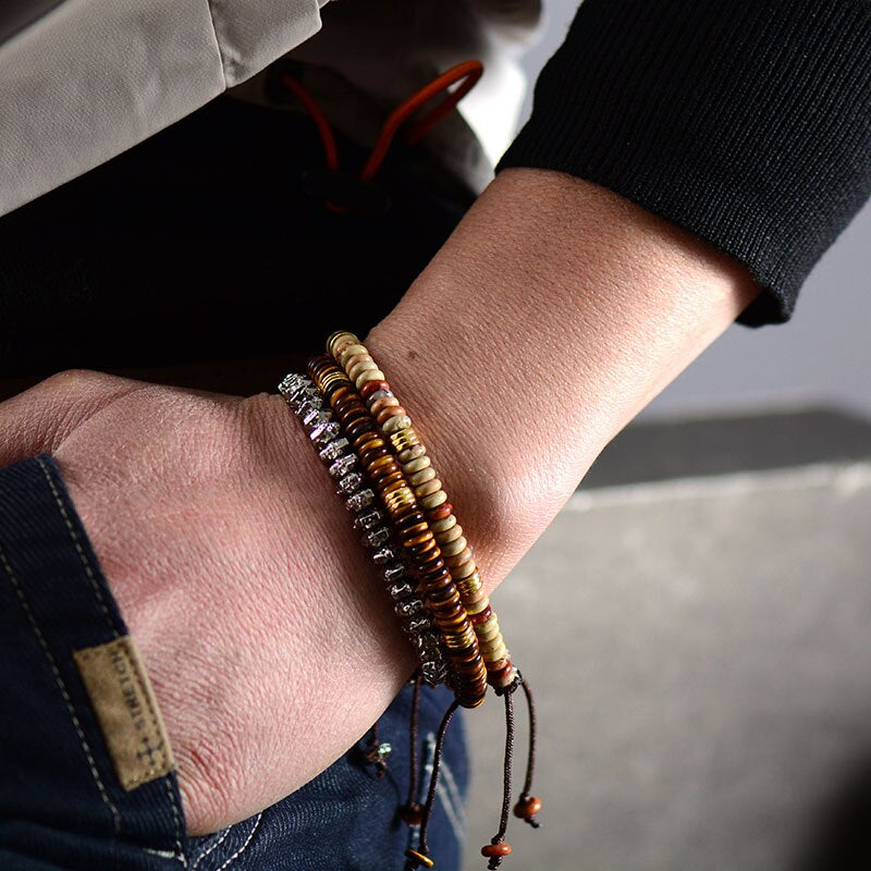 Buddhist Tiger Eye Protection Bracelet