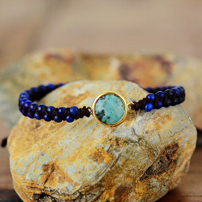 Lapis Lazuli Beaded Bracelet