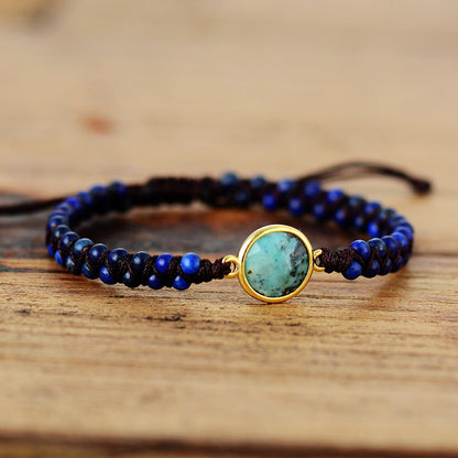 Lapis Lazuli Beaded Bracelet