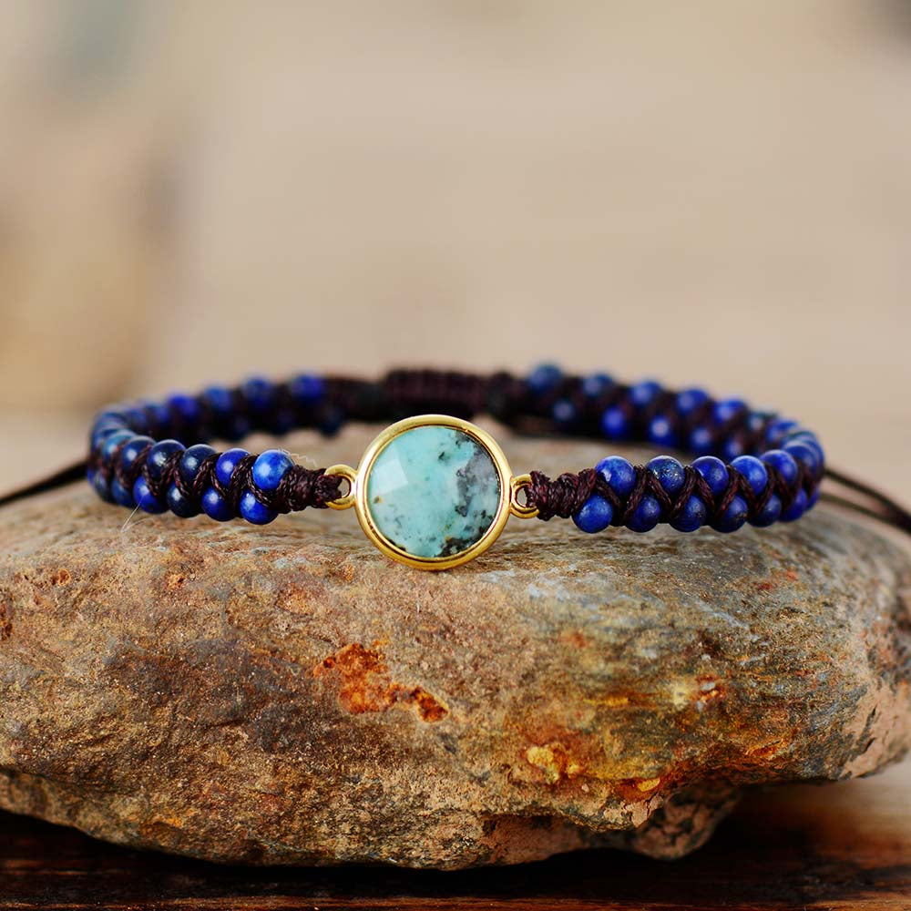 Lapis Lazuli Beaded Bracelet