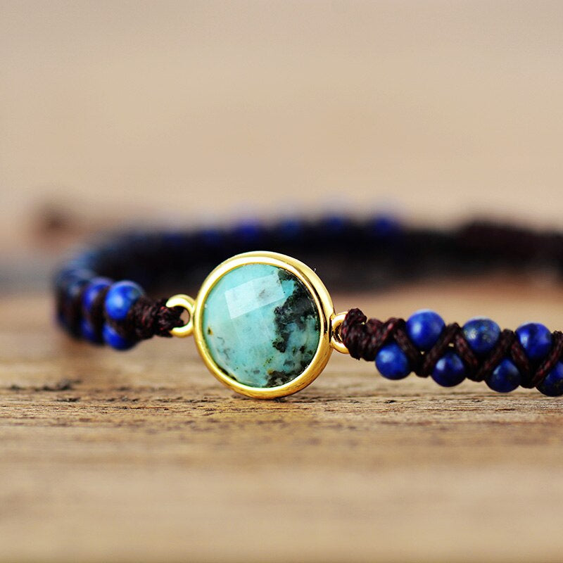 Lapis Lazuli Beaded Bracelet