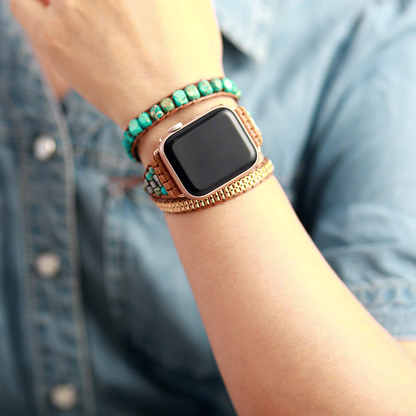 Turquoise Spiritual Apple Watch Bracelet