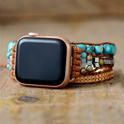 Turquoise Spiritual Apple Watch Bracelet