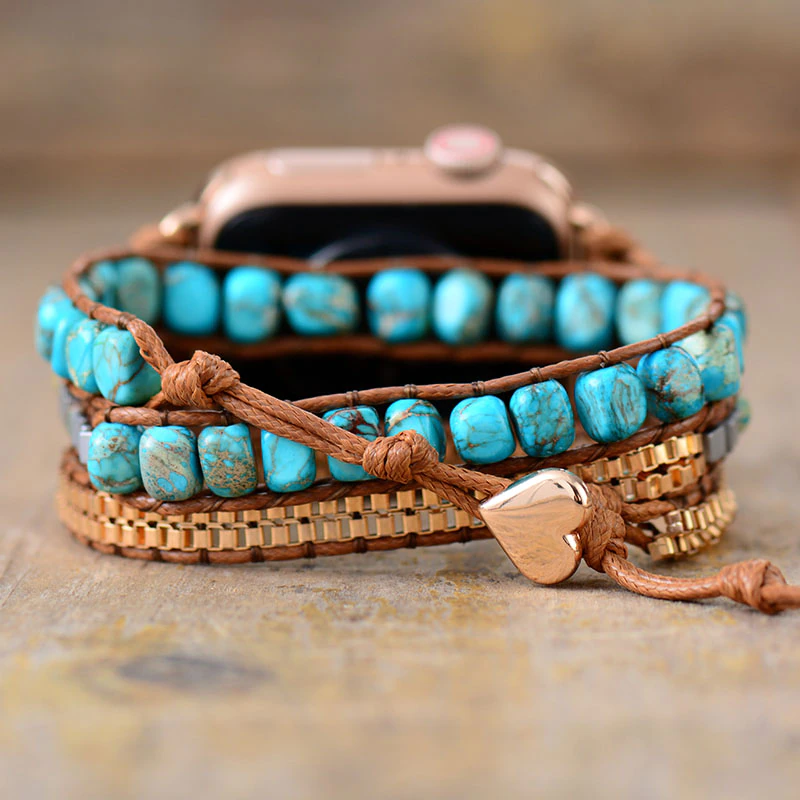 Turquoise Spiritual Apple Watch Bracelet