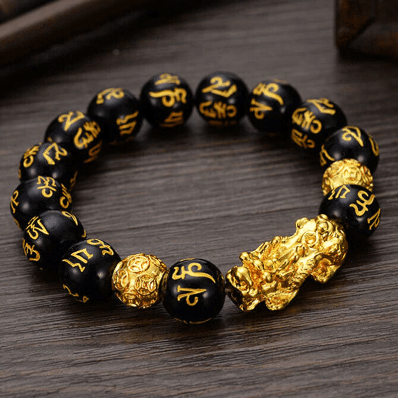 Natural Stone Chinese Beads Bracelet For Men And Women 10/12MM Wide, Black  And Red, DIY Religious Jewellery From Qinzhengguo, $26.38 | DHgate.Com
