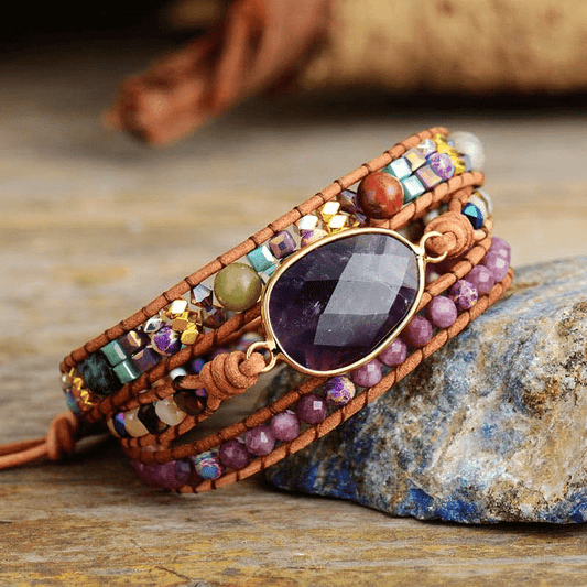 Wisdom Amethyst Bracelet