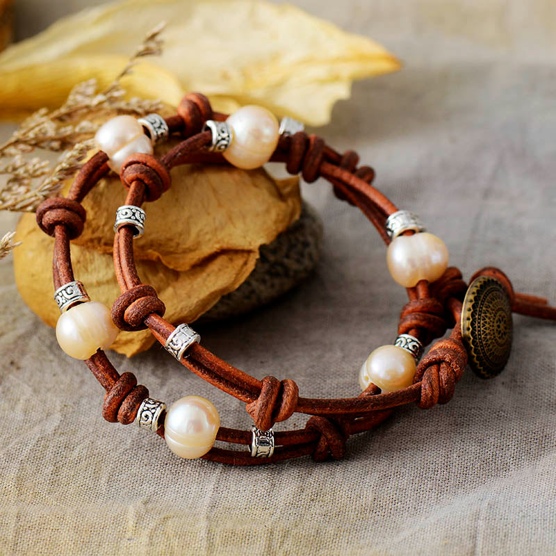 Mother-of-Pearl Spiritual Bracelet