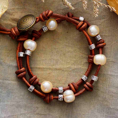 Mother-of-Pearl Spiritual Bracelet