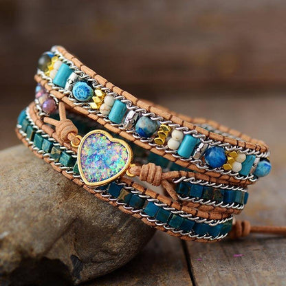 Opal and Apatite Spiritual Bracelet