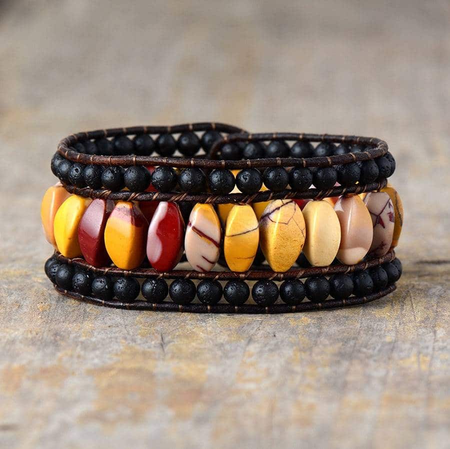 Lava Stone Spiritual Bracelet