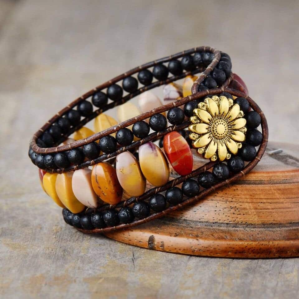 Lava Stone Spiritual Bracelet