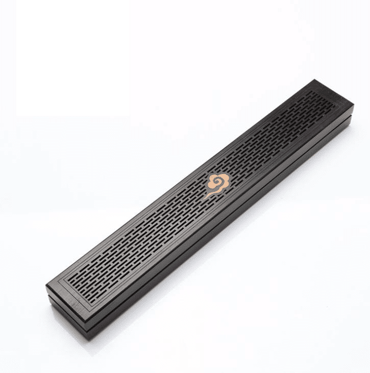 Black Wooden Incense Holder Box
