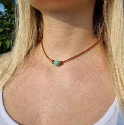 Turquoise Stone Necklace