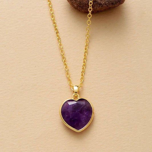 Natural Amethyst Stone Necklace