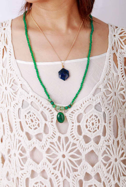 Green Onyx Spiritual Necklace