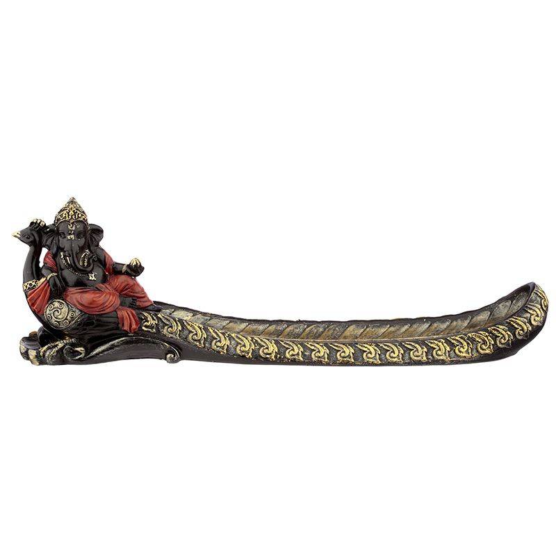 Red Ganesh Incense Burner-Chakras Boutique