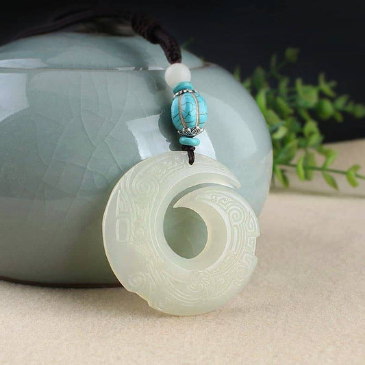 White Jade Pendant Necklace