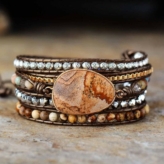 Brown Jasper Spiritual Bracelet