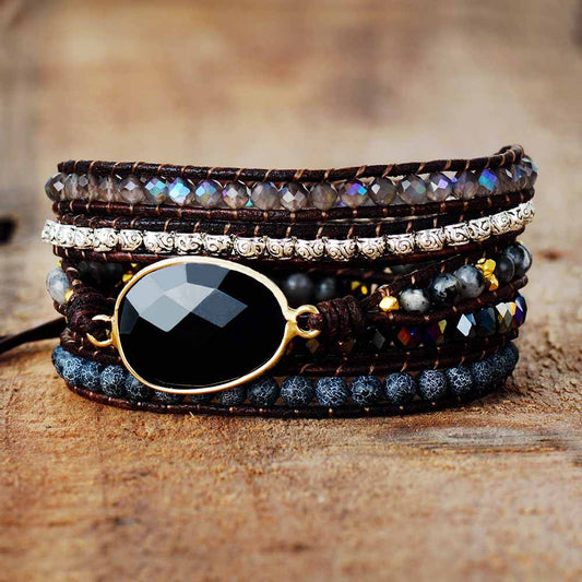 Bohemian Black Onyx Bracelet