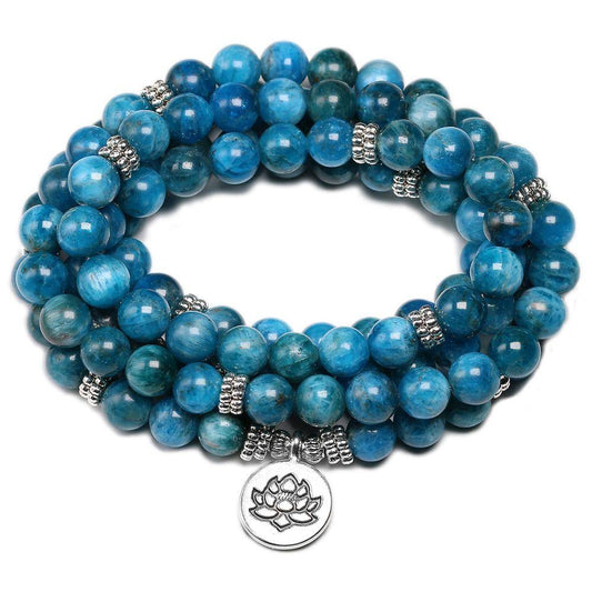 Apatite Mala Bracelet