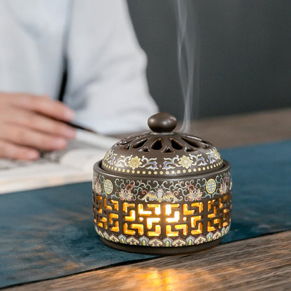 Ceramic Luminous Incense Burner