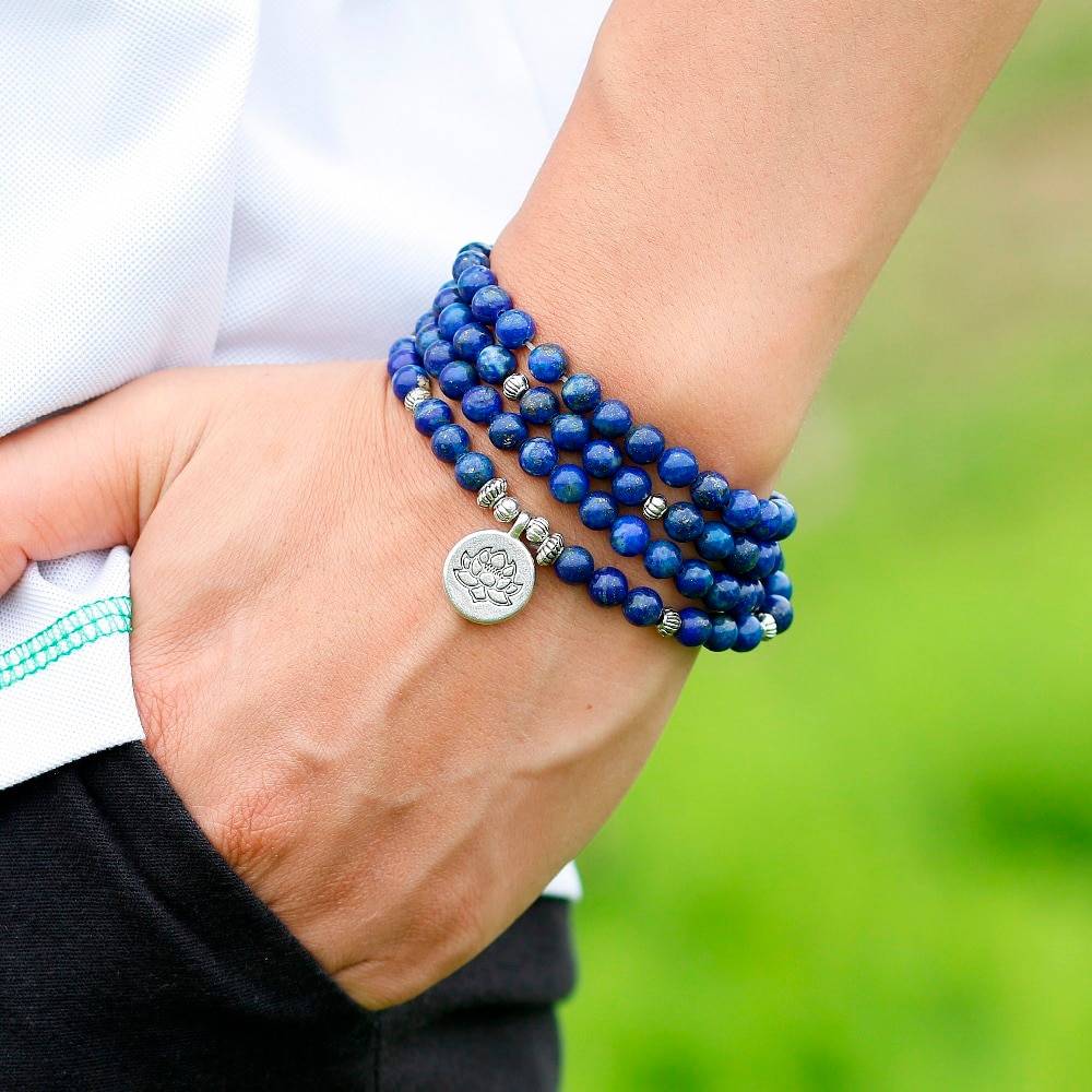 Lapis Lazuli Mala Bracelet