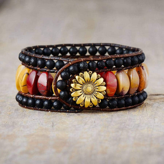 Lava Stone Spiritual Bracelet