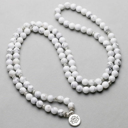 Howlite Mala Bracelet