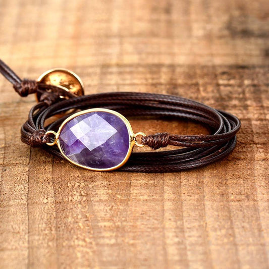 Bohemian Amethyst Bracelet