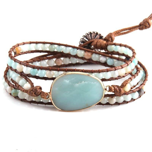 Bohemian Ocean Amazonite Bracelet