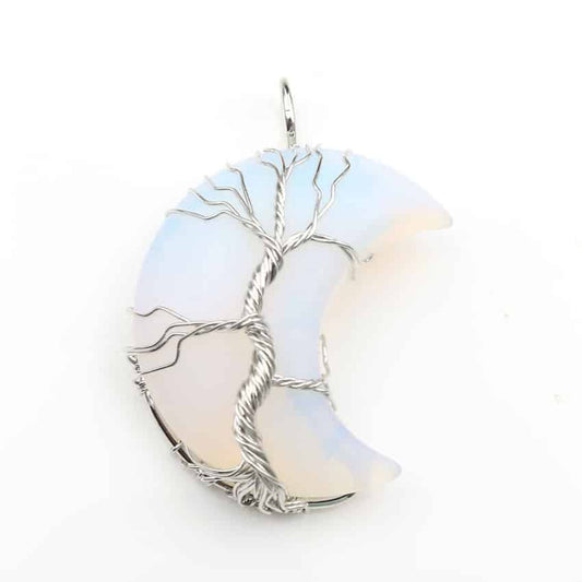 Moon-Shaped Spiritual Necklace