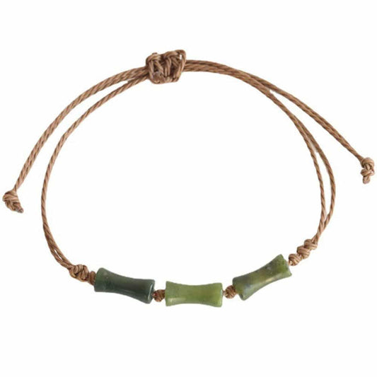 Handwoven Jade Women's Bracelet