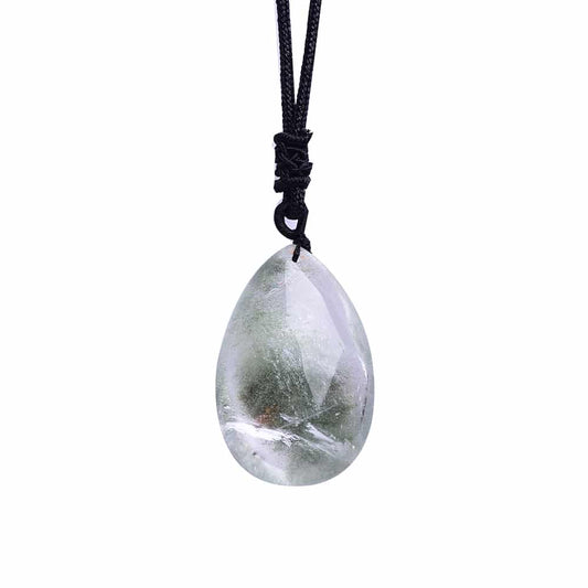 Transparent Green Quartz Necklace