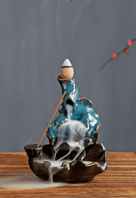 Ceramic Fountain Incense Holder